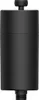 A black cylindrical water filter with a textured knob on top and a threaded connection at the bottom, isolated on a white background. Anteprima dell’immagine prodotto