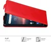 Cadorabo Hülle für Nokia 8 Sirocco Schutz Hülle in Rot Flip Produktbild-Vorschau 3