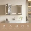 INONEFT Spiegelschrank mit LED Beleuchtung und Steckdose, Produktbild-Vorschau 8