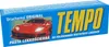 A blue cardboard box for a car polishing product, featuring an image of a red sports car. Podgląd zdjęcia produktu