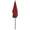 Ombrellone con asta 210x140 cm rosso bordeaux Anteprima dell’immagine prodotto 3