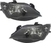 TYC Scheinwerfer Set für Seat Ibiza 4 6J 12-15 Schwarz Twin Produktbild-Vorschau 1