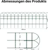 Ogrodzenie ogrodowe Wiltec 0,65 x 10 m zielone, ogrodzenie Podgląd zdjęcia produktu 3