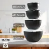 BigDean Salatschüssel Set groß mit Deckel, Schüssel 4 Produktbild-Vorschau 3