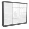 Kleiderschrank JULY ANTRACITE 250 cm – Schiebetüren, Produktbild-Vorschau 1