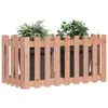 Hochbeet Lattenzaun-Design 100x50x50 cm Massivholz Produktbild-Vorschau 3