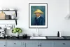 MuchoWow® MuchoWow® Gerahmtes Poster Selbstbildnis mit Hut Produktbild-Vorschau 4