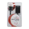 Gembird A-VGA-HDMI-01 Videokabel-Adapter 0 15 m HDMI Typ A Produktbild-Vorschau 4