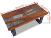 vidaXL Couchtisch Teak Harz 100x50 cm Produktbild-Vorschau 6