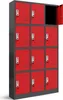 Armadietto spogliatoio Armadietto spogliatoio rosso Anteprima dell’immagine prodotto 4