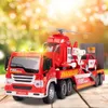 Malplay Feuerwehr Lkw Hubschrauber Auto Spielfahrzeuge 1:16 Produktbild-Vorschau 6
