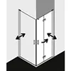 Kermi DI2CL14318VUK Eck-Halbteil links Diga 2CL 1430x Produktbild-Vorschau 2