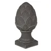 Clayre & Eef Figúrka z jedľového kužeľa Ø 13x26 cm Sivý Náhľad obrázku produktu 2