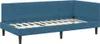 vidaXL Rohový rám postele s čelom modrý 90 cm x 200 cm Náhľad obrázku produktu 4