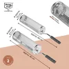 Set da 2 cestelli per grigliata eluno con manici rimovibili Anteprima dell’immagine prodotto 8