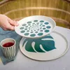 Teller 4er-Set MONSTERA, Ø 20,5 cm, nature desert, KOZIOL Produktbild-Vorschau 4