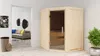 Karibu Sauna "Angel" SET naturbelassen mit 9kW Ofen Produktbild-Vorschau 2