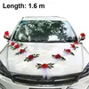 Auto Schmuck Braut Paar Rose Deko Dekoration Autoschmuck Produktbild-Vorschau 5