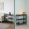 Nočný stolík Relaxdays, 3 otvorené police, VxŠxH: 61 x 60 x Náhľad obrázku produktu 5