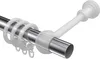 Interdeco Gardinenstange / Vorhangstange Chrom-farbig, Typ Produktbild-Vorschau 3