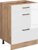 Mobiletto base per cucina Vicco R-Line Bianco lucido 60 cm Anteprima dell’immagine prodotto 1