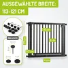 BOMI® Türschutzgitter Miko ohne Bohren 63–161 cm | Produktbild-Vorschau 3