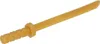 A single yellow toy sword on a white background. Produktbild-Vorschau