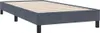 vidaXL Letto a molle senza materasso grigio scuro 90x210 cm Anteprima dell’immagine prodotto 2