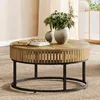 Tribesigns 80 cm Runder Couchtisch, Farmhouse Circle Produktbild-Vorschau 5