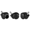 AMSTYLE Teppichbodenrollen Schwarz 5er Set Rollen für Produktbild-Vorschau 3