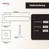DOMINO Türgriff Drückergarnitur WC - Badezimmer Set | Produktbild-Vorschau 4