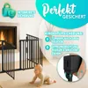A baby crawling in front of a fireplace with a black baby gate installed. Anteprima dell’immagine prodotto