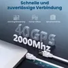 Extralink Cat.8 U/FTP 0,5 m 40 Gb/s Flaches LAN-Patchkabel Produktbild-Vorschau 4