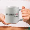 Huuraa Glitzertasse Sozialarbeiterin mit Herz 330ml Silber Produktbild-Vorschau 3
