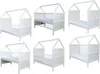 Babybett Kinderbett Juniorbett Bett Haus 140x70cm mit Produktbild-Vorschau 1