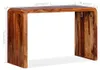 vidaXL Sideboard/Schreibtisch Massivholz Akazie Braun Produktbild-Vorschau 7