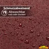 Tischdecke 100x180cm Rechteckig Bordeaux DanceDirty Produktbild-Vorschau 4