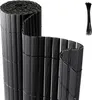 PVC Sichtschutzmatte PVC Sichtschutzzaun Anthrazit Produktbild-Vorschau 1
