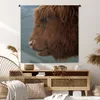 MuchoWow® Wandteppich Wandbehang Schottische Hochlandrind - Produktbild-Vorschau 6