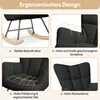 Hawthyhome Schaukelstuhl gepolstert Relaxsessel für Produktbild-Vorschau 5