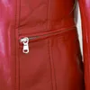 MADDOX - Damen Lederjacke Blazer Lammnappa rot : 44 Produktbild-Vorschau 4