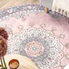 Volero - Teppich Vintage Rund - Lily Medaillon Rosa - Ø 120 Produktbild-Vorschau 5