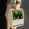 Creative Deco Flaschenträger Holz für 6 Bierflaschen - Produktbild-Vorschau 1