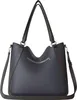 Damen Vegane Shopper Tasche Hobo Bag Umhänge Tasche  30672 Produktbild-Vorschau 4