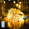 LUMILED Solar Lichterkette Aussen 12M 100x LED Kupferdraht Produktbild-Vorschau 14