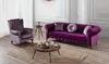 3+1 Sitzer Couch Polster Garnitur Chesterfield Samt Couchen Produktbild-Vorschau 1