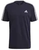adidas T shirt Herren Rundhals im 3 Streifen Design Produktbild-Vorschau