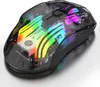 A transparent gaming mouse with RGB lighting. Produktbild-Vorschau