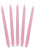 10x Kegelkerze matt, hellrosa, 24cm Produktbild-Vorschau 7