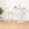 vidaXL Barové stoličky 2 ks. Biele 40x41,5x112 cm Náhľad obrázku produktu 6